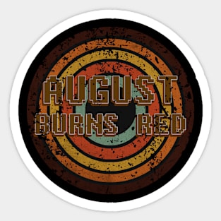 August Burns Red vintage design on top Sticker